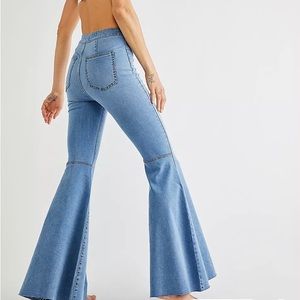 Free People Just Float On Flare Jeans